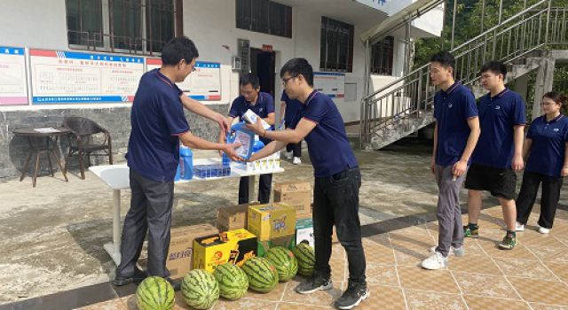 炎炎夏日送清凉、丝丝关怀暖人心-四川九绵工地“夏送清凉”员工关爱行动活动总结